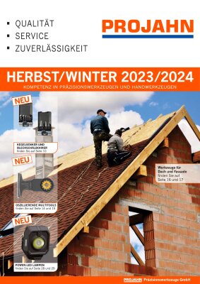 Projahn Angebote für Herbst/Winter 2023/2024 - 