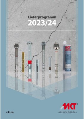 Neuer Katalog für MKT-Befestigungstechnik 2023-2024 - 